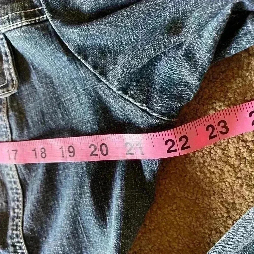 Womens Denim Jean Jacket Blue M/L - Picture 9 of 11